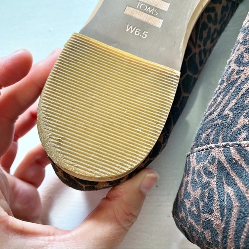 Toms Julie animal print flats - Picture 10 of 12